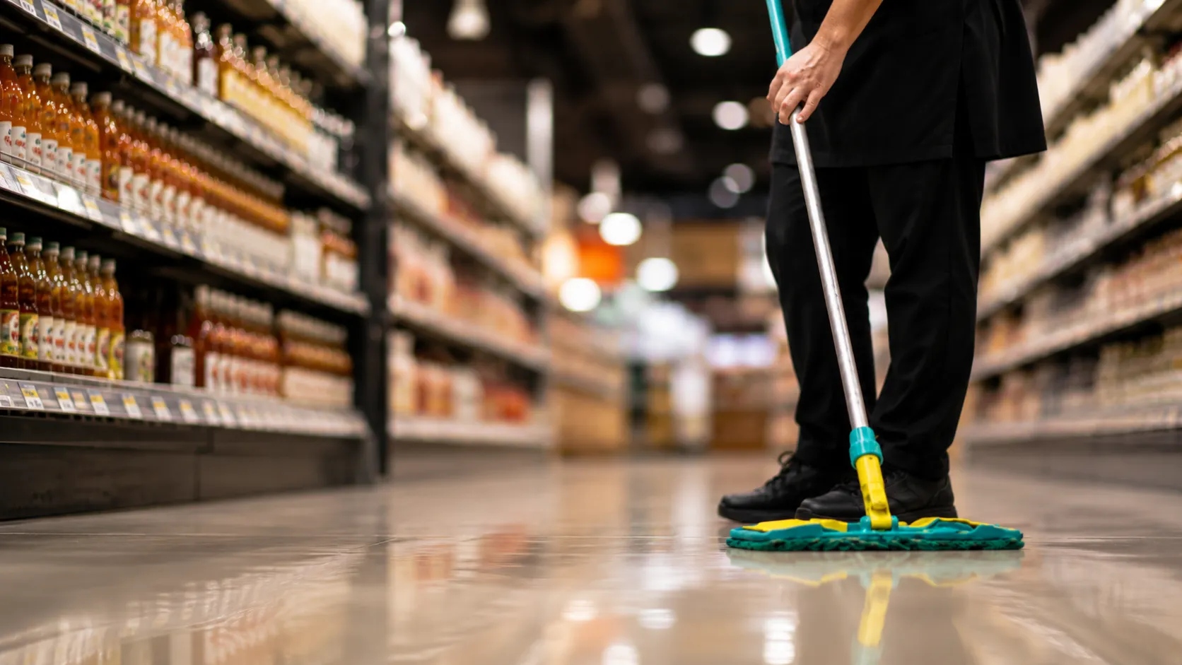 Sales floor cleaning